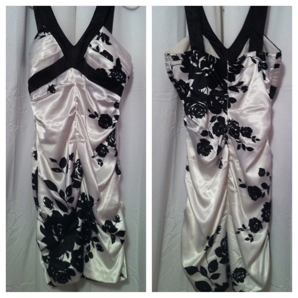 Black and white dress