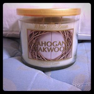 Mahogany Teakwood BIG Candle!