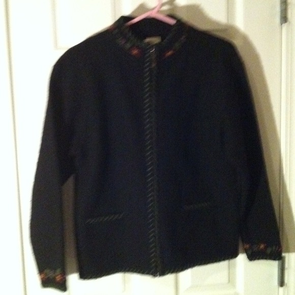 Boiled wool jacket