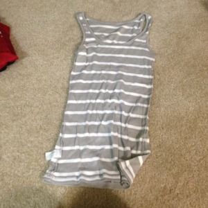Old navy tank stripped