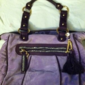 Purple Juicy Couture handbag ...