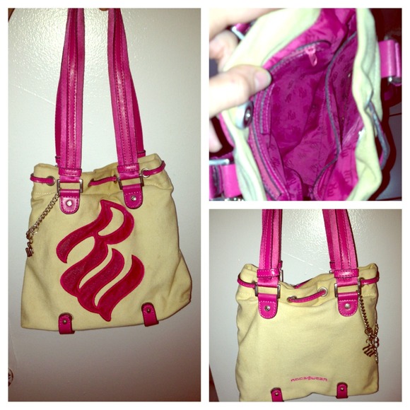 Rocawear Purse pink & tan