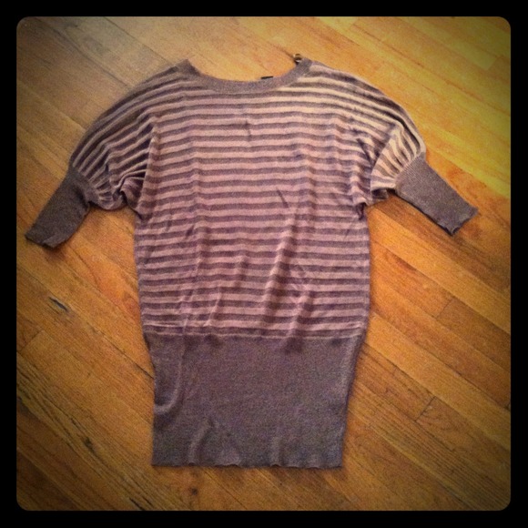SOLD Brown open back top