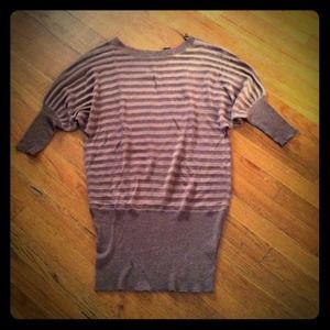 SOLD Brown open back top