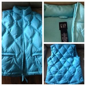 GAP small teal vest