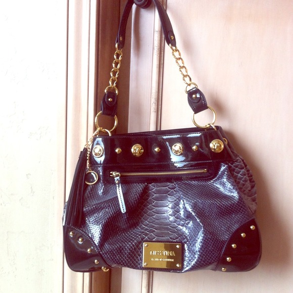 Miss Tina snakeskin purse