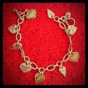 Brightons collection silver charm bracelet