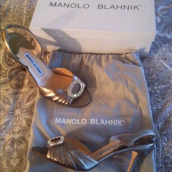 Manolo Blahnik Slingbacks - Picture 1 of 4