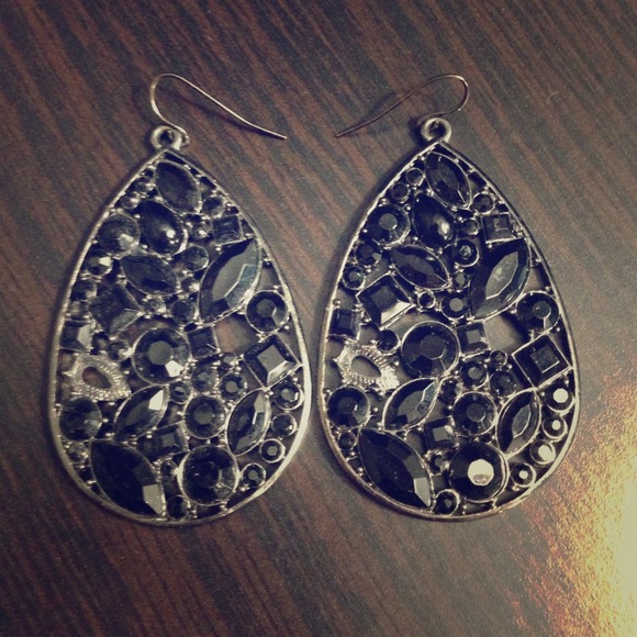 Black & Silver Earrings