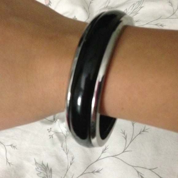 Black and Silver bangle