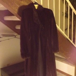 Full length mink coat