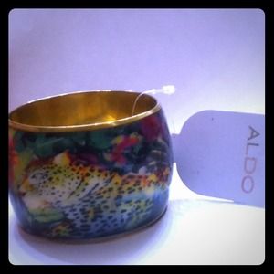 ALDO Jewelry - Aldo Cuff Bangle 2" exotic jungle Leopard Bracelet ALDO Jewelry - Aldo Cuff Bangle 2" exotic jungle Leopard Bracelet