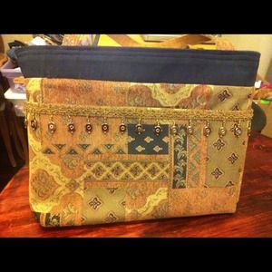 Beautiful handmade tote, great for school or work!