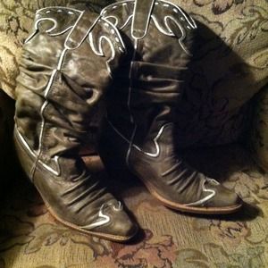 classy slouch cowboy boots