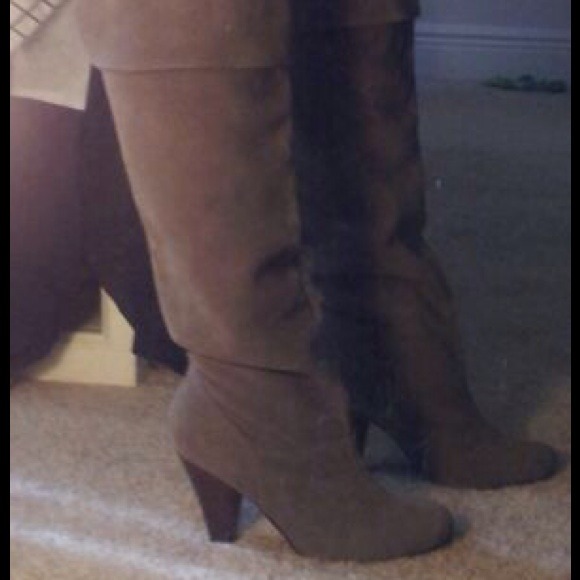 Taupe boots