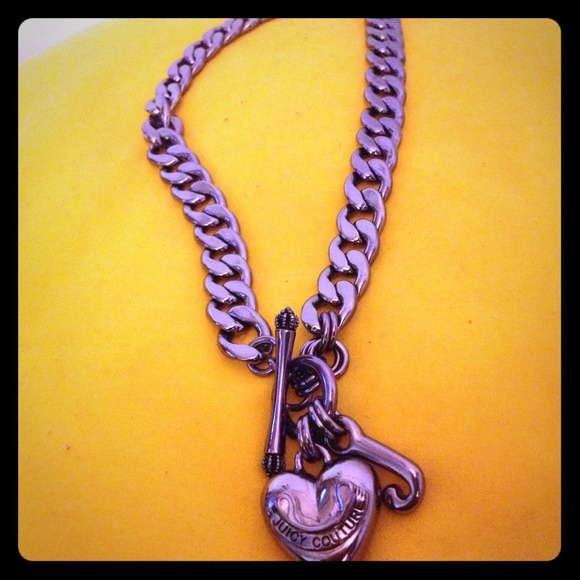 Juicy necklace & Victoria secret flip flops bundl