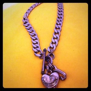 Juicy necklace & Victoria secret flip flops bundl