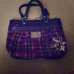 Coach poppy tote/purse
