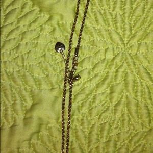 Long chain cupcake necklace