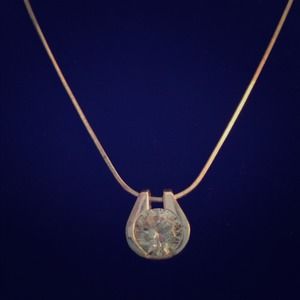 Sterling Silver/Cubic Zirconia Necklace