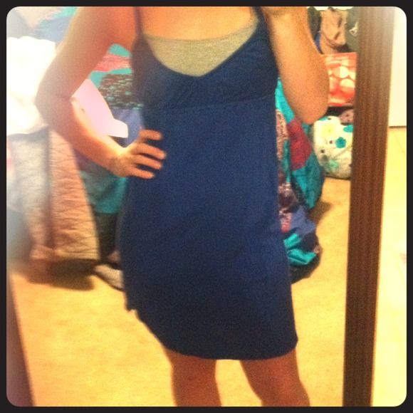 Royal blue dress