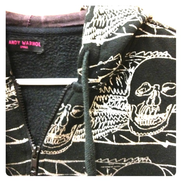 Andy Warhol Skull Hoodie