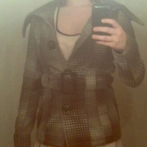 💗Grey, black, brown and white jacket!💗