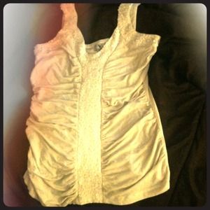 🌟Creamy/white🌟sequin elegant tank top