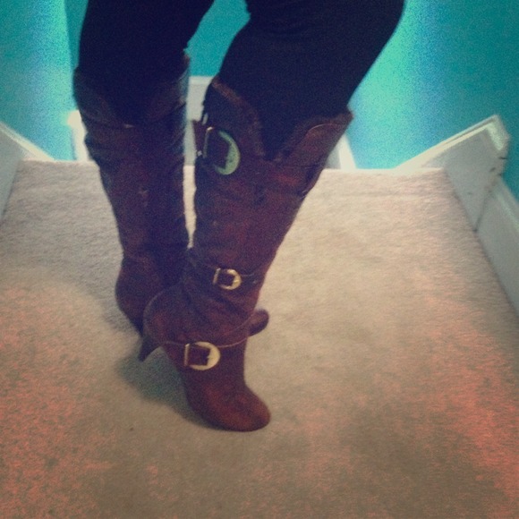 Brown boots