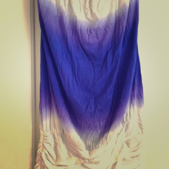 Strapless dyed tube top or tunic dress