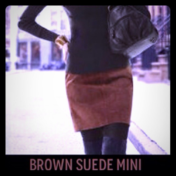 Old Navy Dresses & Skirts - 🎁SOLD🎁in bundle Brown Suede Mini