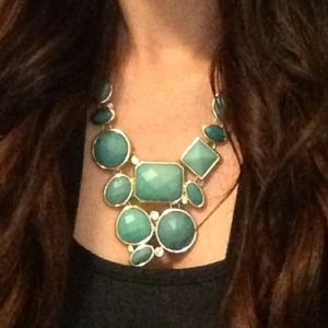 Turquoise statement necklace