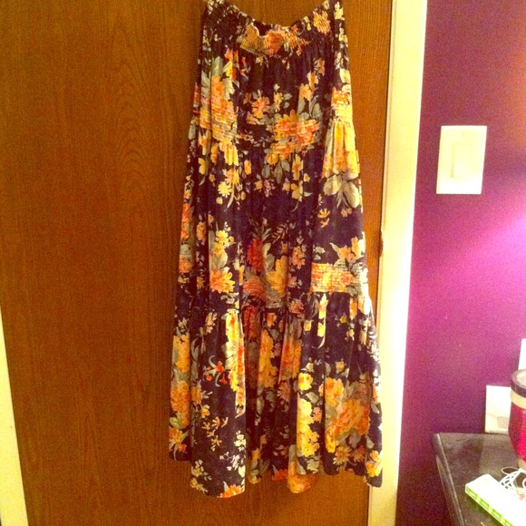 Antique inspired maxi skirt