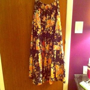 Antique inspired maxi skirt