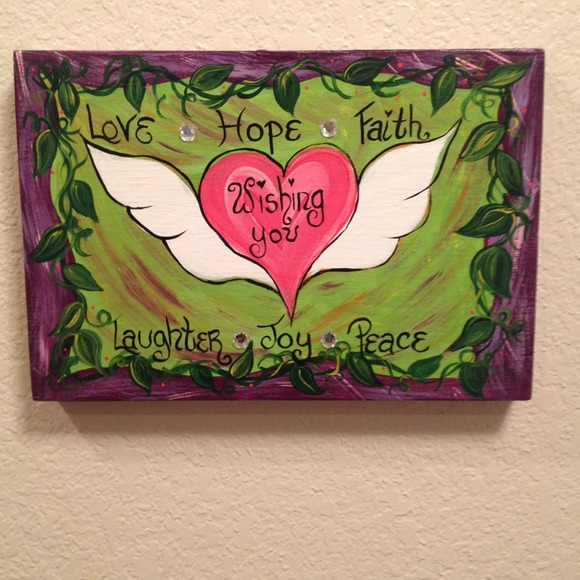 Love Hope Faith Laughter Joy Peace - Picture 2 of 4