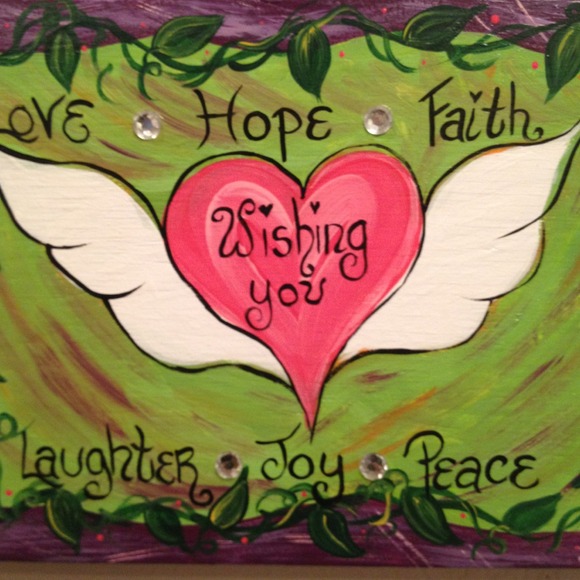 Love Hope Faith Laughter Joy Peace - Picture 3 of 4