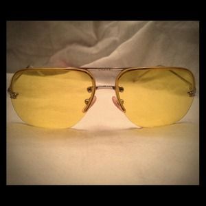 RARE Authentic CHANEL Aviator Sunglasses