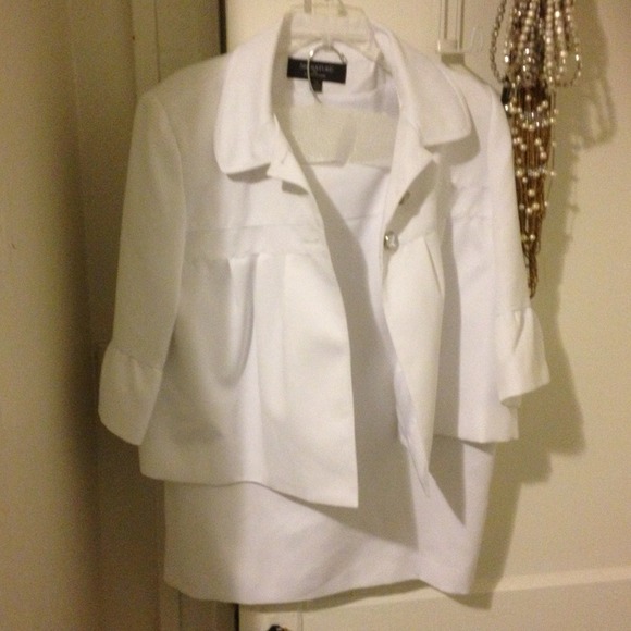 2/pc White Suit