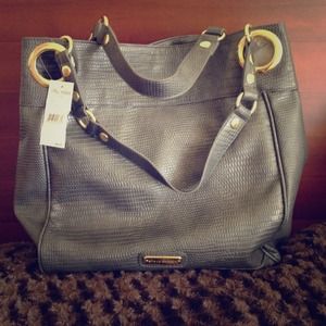 Steve Madden Handbags - Steve Madden grey reptile large tote Steve Madden Handbags - Steve Madden grey reptile large tote