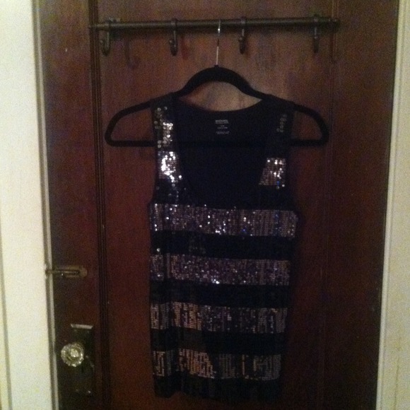Reserved @meybaby Michael Kors sequin stripe tank