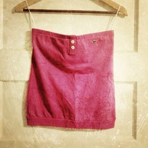 Lacoste Pink Tube Top (Size 4)