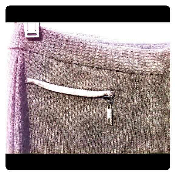 BCBG lined black suit jacket pants size 0/2