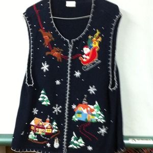 Christmas Appliquéd Sweater Best