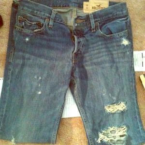 Mens Distressed Hollister Jeans