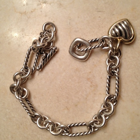 Sold- Authentic David Yurman Jewelry- scroll dow