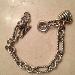 Sold- Authentic David Yurman Jewelry- scroll dow