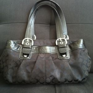 Black coach bag