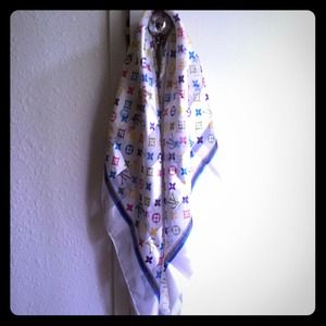 LV inspired scarf