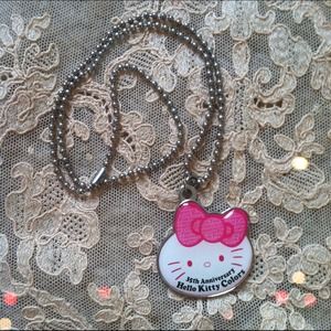 Sold ***Hello Kitty Anniversary Necklace