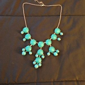 Turquoise Bubble Statement Necklace